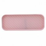 Silikoonist &auml;ravoolualus lauan&otilde;ude jaoks veetass puu-k&ouml;&ouml;giviljade k&ouml;&ouml;givalamu organiseerija hoiualus K&auml;snahoidja seebi dosaator roosa