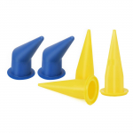 Liimimistihendusklaasi otsik Universaalne integreeritud kummist otsik Korduvkasutatav tihendusotsiku aplikaator