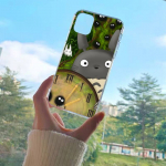 YNDFCNB armas Totoro telefoni&uuml;mbris iPhone XR X XS Max 14 13 Pro Max 11 12 Mini 6 7 8 plus SE 2020 printimiskaanele 6plus or 6s plus