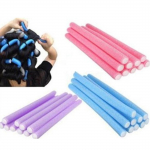 18 tk tigurulli kujuga lokirull plastikust juuksekoolutaja juuksurit&ouml;&ouml;riistad ei kahjusta juukseid 5*Foam curling iron