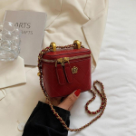 Populaarne rombtikandiga v&auml;ike kott naistele 2024 uue stiiliga mitmek&uuml;lgne ketikott, moodne minikott punane