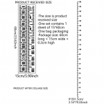 Multifilmi k&otilde;rguse skaala seinakleebis Loominguline k&otilde;rguse m&otilde;&otilde;tmine, laste joonlaud, kasvamise tabel, seina isekleepuvad kleebised ruumi kaunistus