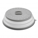 Mikrolaineahju pritsmekate koos k&auml;epidemega kokkupandava ventileeritava kaanega konksuauguga pritsmekaitsega taldrikun&otilde;ude kausi kuumakindla BPA-vaba k&ouml;&ouml;gividina jaoks punane