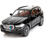1/24 skaala BMW X5 linnamaasturi mudelauto m&auml;nguasi, tsingisulamist tagasit&otilde;mmatav m&auml;nguauto koos heli ja valgusega, kingitus poisile t&uuml;drukule 1/24-Size:20.5*8.5*7.5cm
