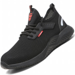 T&ouml;&ouml;kaitsejalatsid Purunemisvastased terasvarbad Ohutussaapad Kerged hingavad T&ouml;&ouml;tossud Meeste Naiste Ehitusjalatsid 42