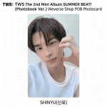 TWS The 2nd Mini Album SUMMER BEAT Weverse Shop POB Photocard KPOP Shinyu - Photocard (PB) gray