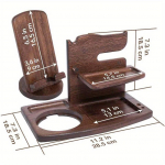 1 tk puidust mobiiltelefonihoidja, pikendusalus, kella lauaarvuti p&ouml;&ouml;rlev puidust mobiiltelefonihoidja alus