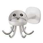 1 tk Tugev multifunktsionaalne kuue k&uuml;&uuml;nega p&ouml;&ouml;rlev konksuga rack K&ouml;&ouml;gis hoiuruum 360 kraadi j&auml;lgedeta konks majapidamises kleepuv konks ilma puurimiseta