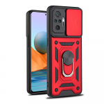 Kaamera kaitsev soomus&uuml;mbris Xiaomi Redmi Note 10 Pro 10s Redmy Not 8 9 8T 9T 9A 9C Push Lens Magnet Ring Stand Coque jaoks For Redmi 9c