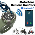 Bluetooth 5.3 kaugjuhtimispult, juhtmevaba nupp, kiiver, k&otilde;rvaklappide juht must