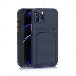 Luksuslik silikoonist kaardihoidja rahakotikott iPhone 15 14 13 12 11 Pro Max Plus jaoks, p&otilde;rutuskindel telefoni&uuml;mbris, kaardipesa katte aksessuaarid iPhone 13 Pro Max