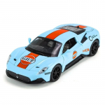 1/32 Maserati MC20 Gulf Edition Sulamist Automaalmudel Diecasts M&auml;nguasi Heliga ja Valgusega S&otilde;idukid Kaunistusm&auml;nguasjad Lastele Kingitus sinine