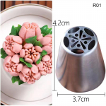 Vene tulbij&auml;&auml;tiste torude otsikud roostevabast terasest lillej&auml;&auml;tis pagaritoodete n&auml;pun&auml;iteid kondiitritoodete kott koogi koogi kaunistamiseks vormid