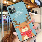 BS-5 Christmas Flaw silikoon&uuml;mbris iPhone 15 14 Xiaomi POCO M6 F6 Redmi Note 13 12 13C 8 9 Samsung S24 S23 S22 S21 FE Pro Plus Ultra jaoks Redmi Note 6 Pro kuristik