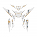 GL1800 kleebised Honda Goldwingi kleebiste jaoks GL 1800 Gold Wing 2023 kleebise kaunistuse paagi kaitsekomplekti PVC tarvikud valge
