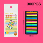 160/300 tk, v&auml;rviline l&auml;bipaistev luminofoorlamp indekskaardid lipud kleepuvad kirjatarbed 100*55mm