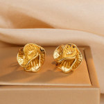 Volditud lilledega k&otilde;rvar&otilde;ngad Retrostiilis kokkuklapitavad ebakorrap&auml;rase isikup&auml;rase disainiga Sense Niche k&otilde;rvar&otilde;ngad kuld