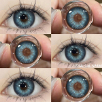 1 paar 14,5 mm suure l&auml;bim&otilde;&otilde;duga v&auml;rvilised kontaktl&auml;&auml;tsed Suured silmad mustad kontaktl&auml;&auml;tsed silmadele Pruunid l&auml;&auml;tsed Kosmeetilised kontaktl&auml;&auml;tsed