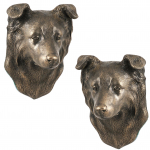Border Collie - Dog statue, hanging bust, unique decoration for dog lover by Art-Dog brand