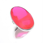 Natural Pink Rubillite Gemstone 925 Sterling Silver Jewelry Ring Size 8 u3y43