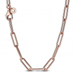 Autentne 925 Sterling H&otilde;be Me Link Madu Mustriga Kett &Uuml;mmarguse Kinnisega Kaelakee Naistele Helmes Amulett Ise Tee Mood Ehted