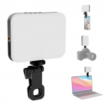 Tasku LED-videovalgusti Magnetiline LED-t&auml;itevalgusti 2500K-9000K h&auml;mardatav videokonverentsivalgusti jaoks must
