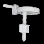 1 komplekt/2 tk plastikust tualettruumi istme kruvid kinnitused sobivad tualettruumi istmed hinged parandust&ouml;&ouml;riistad