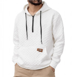 Meeste &uuml;hev&auml;rviline vabaaja kapuutsiga dressipluus pikkade varrukatega pullover L must