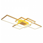 Kaasaegsed LED laevalgustid elutuppa, magamistuppa, l&uuml;htrid, kodu sisekujundus, laevalgusti, must/kuldne, laelambi kinnitused Diameter 60cm kuld