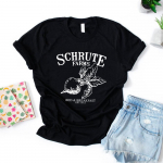 Schrute Farmsi s&auml;rk Schrute Farmsi Bed and Breakfast T-s&auml;rk Funny Dwight Tee Dwight Office l&uuml;hikeste varrukatega Garapic T-s&auml;rgid S must