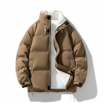 Talvine paks, soe polsterdatud Parka Meeste Patchwork Print sulejope T&auml;navar&otilde;ivad Harajuku &uuml;lisuur mantel Unisex v&auml;lir&otilde;ivad XL valge