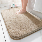 Super paksust kohevast kiust vannimatt kodukaunistuse uksematt libisemiskindel vannitoa uksematt &uuml;lipehmest kiust vannivaip 40*60cm khaki