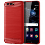 Harjatud tekstuuriga &uuml;mbris Huawei P10 silikoon&uuml;mbriste jaoks p10 jaoks Huawey Luxury s&uuml;sinikkiust pehme TPU telefoni kaas P10