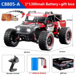 2025 Uus 1:16 JJRC RC maastikus&otilde;iduk 4WD 50/70KM harjadeta elektriline kiire 2,4G RC auto Drift Monster Truck Kids LED-valgusm&auml;nguasi kingituseks v&otilde;idus&otilde;iduauto punane