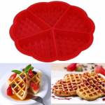 1 X Coeur Gaufre 5 Moule silikoonist &otilde;&otilde;nsus Neli panni k&uuml;psise Cuisson Muffin G&acirc;teau Accessoires de Cuisson Outils K&ouml;&ouml;k Fournitures