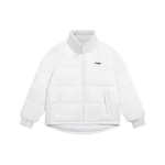 Li Ning Fitness Series FW22 Tikitud Logo Seisukrae Puhverjakk Naiste &Uuml;ler&otilde;ivad Valge AYMS268-1-YC XXL white