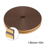 5M/10M ukseakna tihendi riba isekleepuv akustiline vaht tihendusriba lint isolatsioon tuulekindel kummist ilmastikuriba I Brown-10m