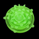 Silikoonist kate venivad kaaned Korduvkasutatavad &otilde;hukindlad toidukilekatted, mis hoiavad v&auml;rsket tihendit Kauss veniv &uuml;mbriskate K&ouml;&ouml;gin&otilde;ud valge