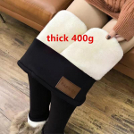 Suured suurused 6XL Eriti paksud lambavillased retuusid Naiste s&uuml;gis- ja talvehooaja plussvoodriga pealiskandmiseks &Uuml;ks suur suurus K&otilde;rge v&ouml;&ouml;kohaga soojad puuvillased p&uuml;ksid 6XL