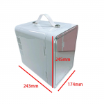 Nahahooldusk&uuml;lmik Jahuta v&otilde;i Kuumuta K&auml;epidemega 3 Režiimi Valgustus LED Peegliga Ilu roosa