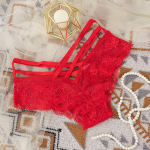 Naiste seksikad sidemega pitsilised madala v&ouml;&ouml;kohaga alusp&uuml;ksid Moodsad &uuml;hev&auml;rvilised stringid, eksootiline aluspesu L