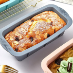 MONGSEW 3TK silikoonist leivapann, mittenakkuvad leivavormid k&uuml;psetamiseks, kergesti vabastatav leivapann, suurep&auml;rane omatehtud leiva, kookide jaoks roosa