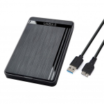 2,5-tolline k&otilde;vaketas Universaalne kiire andmesalvestus SATA-USB 3.0 v&auml;lise k&otilde;vaketta korpusega SSD &uuml;mbris lauaarvuti jaoks must