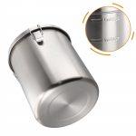 520/1000/1600/2500 ml roostevabast terasest mahutid, suletud k&ouml;&ouml;gitoidu mahuti 2500MM