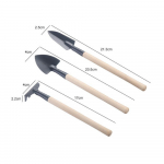 3 tk Aed Mini kultiveerimise siirdamise komplekt Taimed Seemikud Sukulendid Transplanter Labidas Reha Labidas Puurimine V&auml;etist&ouml;&ouml;riist 3pcs