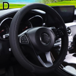 37-38 cm auto rooli kate libisemiskindel hingav nahast rooliratta kate Universaalne auto stiiliga auto salongi lisavarustus roheline