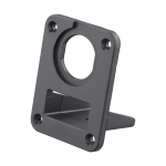 S&uuml;vistatav kinnitusklamber 48x37mmx16mm must ja hall Panel bracket (without plug)