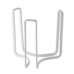 Yousheng 1/4Pcs Draining Dish Racks Bowl Plate Holders Durable Construction Easy to Clean Heavy-Duty Metal Bowl Storage Dying Display Racks 1pc must