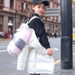 Talveriided Veekindel p&auml;ris karusnahast kapuutsiga sulejope teismelisele t&uuml;drukule 12 14 Parka Lasteriided V&auml;lisr&otilde;ivad 160 valge