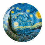 Kvaliteetne Van Goghi &otilde;limaaliga luuportselanist taldrik 8 tolli keraamiline &otilde;htus&ouml;&ouml;gitaldrikute komplekt k&ouml;&ouml;gin&otilde;ud taldrikud &otilde;htus&ouml;&ouml;gitaldrikud kunst 8 inches